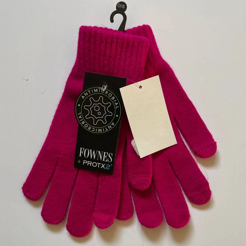 🗣LAST CHANCE🗣 NWT Fownes Brothers Hot Pink Gloves